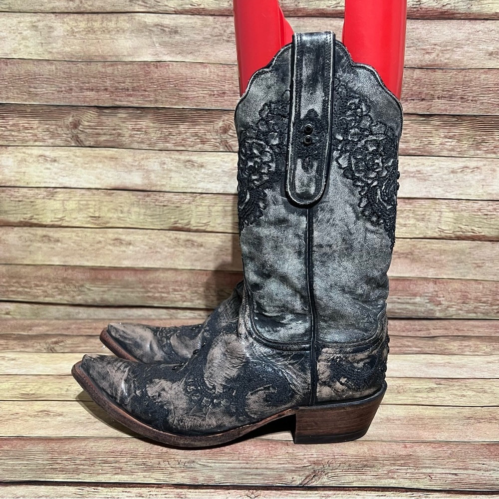 Lucchese Diva Studded Cowgirl Boots